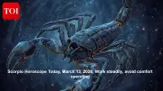 Scorpio Daily Horoscope: Mars Drives Hard Work, Saturn Demands Results Amid Global Tensions