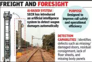 SECR Deploys AI Wagon Damage Detection System in Bhilai for Enhanced Rail Safety