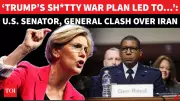 Senator Warren Confronts General Reed Over Trump's Iran War Strategy in Senate Hearing