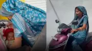 Shocking Video Shows Mother Placing Baby in Scooter Storage Box