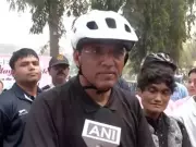 Sports Minister Mandaviya Leads FIT India Pink Cyclothon on Women's Day