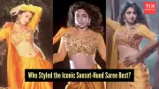Sridevi vs Madhuri vs Juhi: The Iconic Sunset Saree Showdown Decoded