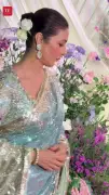 Tabu's Elegant Appearance Steals Spotlight at Barjatya Wedding Celebration