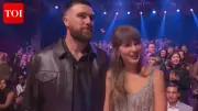 Taylor Swift and Travis Kelce's First Joint Awards Show Appearance as an Engaged Couple