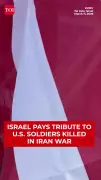 Tel Aviv Memorial Honors US Troops and October 7 Victims Amid Iran Tensions