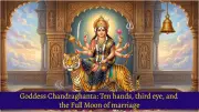 The Symbolism of Goddess Chandraghanta's Ten Hands in Household Life