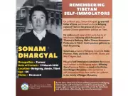 Tibetan Exile Government Honors Monk Sonam Dhargyal on Self-Immolation Anniversary
