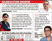 TMC MP's Children, Professors Face Electoral Adjudication Without Hearing in Kolkata
