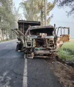 Truck Driver Perishes in Fiery Kurukshetra Crash After Vehicle Hits Tree