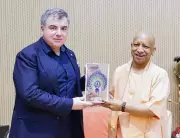 UP CM Yogi Adityanath Meets Nobel Laureate Novoselov, Discusses Rare Earth Hub