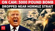 U.S. Deploys Massive 5,000-Pound Bombs in Major Strike on Iranian Missile Sites Near Strait of Hormuz