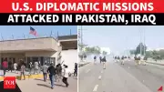 US Diplomatic Missions Attacked in Karachi and Baghdad Following Iran Strike