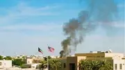 US Embassy in Kuwait Targeted in Iranian Strikes, Smoke Clouds Seen Rising