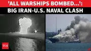 US-Iran Naval Clash Escalates in Gulf of Oman, Warships Reportedly Sunk