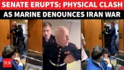 U.S. Marine Veteran Disrupts Senate Hearing, Injured in Clash Over Iran War