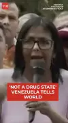 Venezuela's Delcy Rodriguez Denies Drug Allegations, Advocates Global Diplomatic Reset