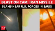 Viral Video Shows Alleged Iranian Missile Strike on US Base in Saudi Arabia