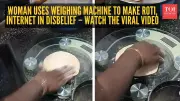 Woman's Viral Roti Hack: Rolling Dough on a Weighing Machine Sparks Internet Frenzy