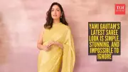 Yami Gautam's Yellow Saree: A Lesson in Effortless Elegance at Mumbai Event