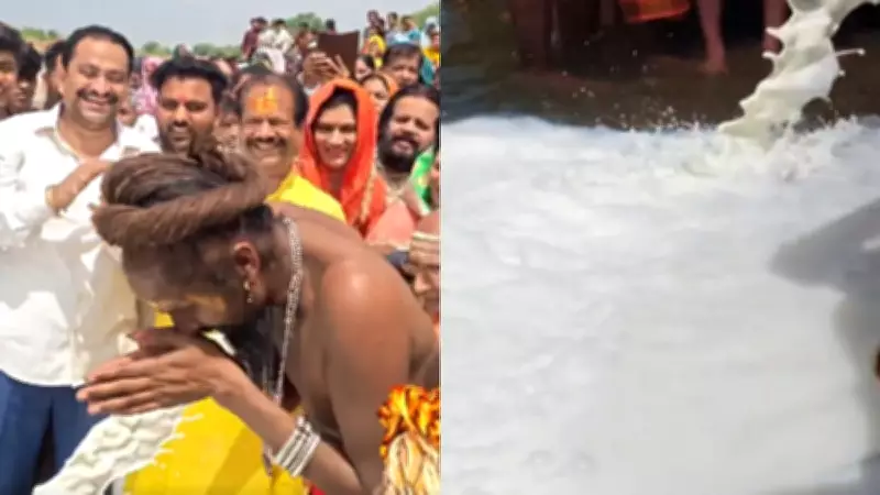 11,000 Litres of Milk Poured into Narmada River Sparks Environmental Concerns