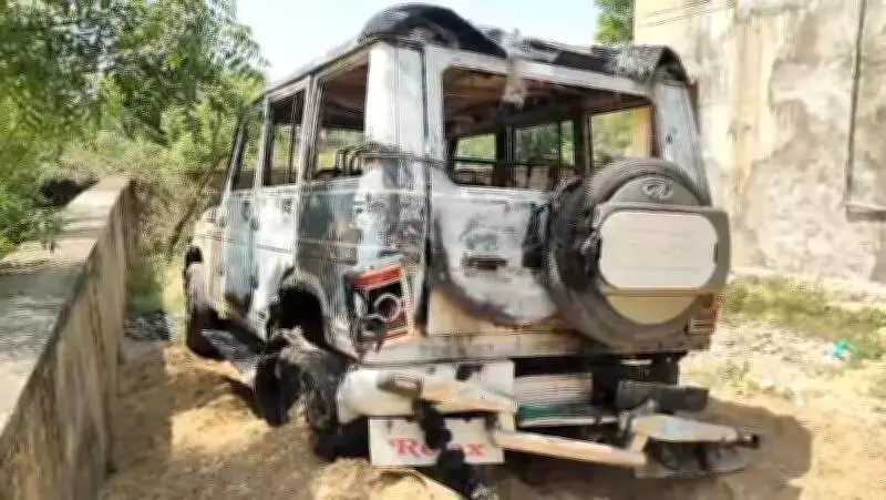 15-Year-Old Girl Gang-Raped in Alwar, Villagers Torch Vehicle Used in Crime