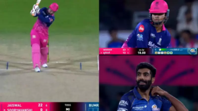 15-Year-Old Vaibhav Sooryavanshi Hits Jasprit Bumrah for Two Sixes in IPL Clash