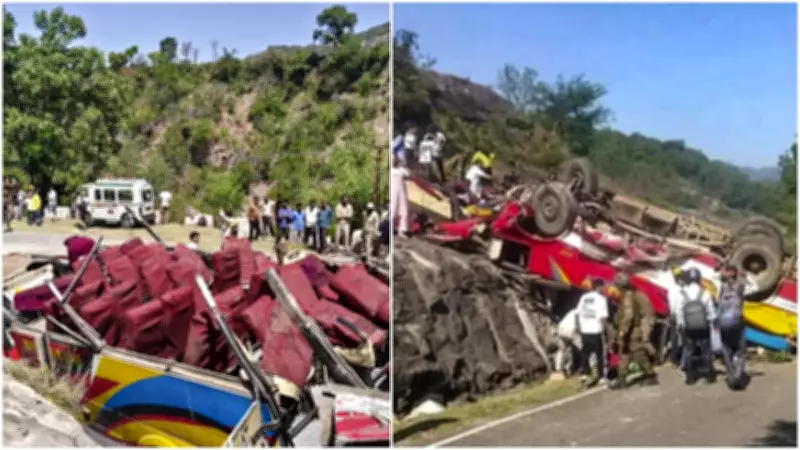 21 Killed, Over 60 Injured as Bus Plunges into Gorge in Jammu & Kashmir's Udhampur