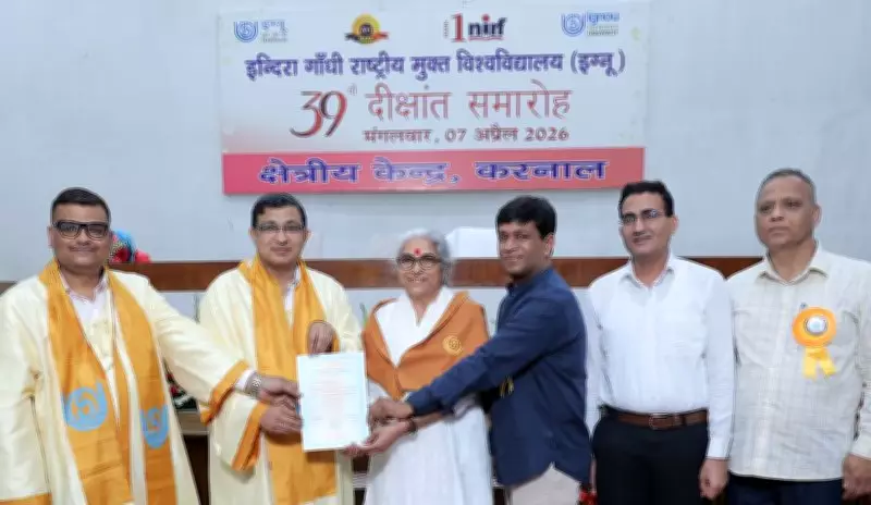 327 Students Awarded Degrees at 39th IGNOU Convocation in Karnal