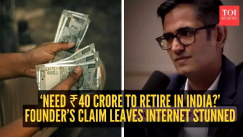 40 Crore Needed for Retirement? Podcast Remark Sparks Social Media Debate