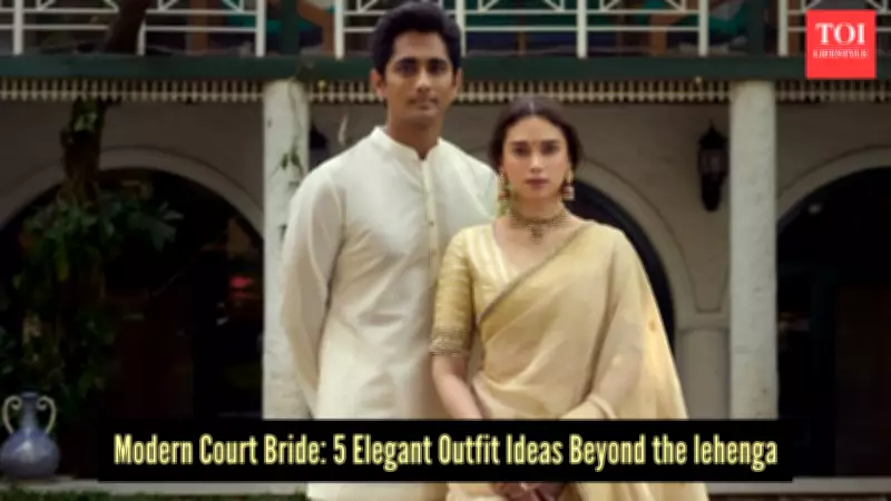 5 Elegant Bridal Outfits for a Simple Court Wedding Beyond the Lehenga