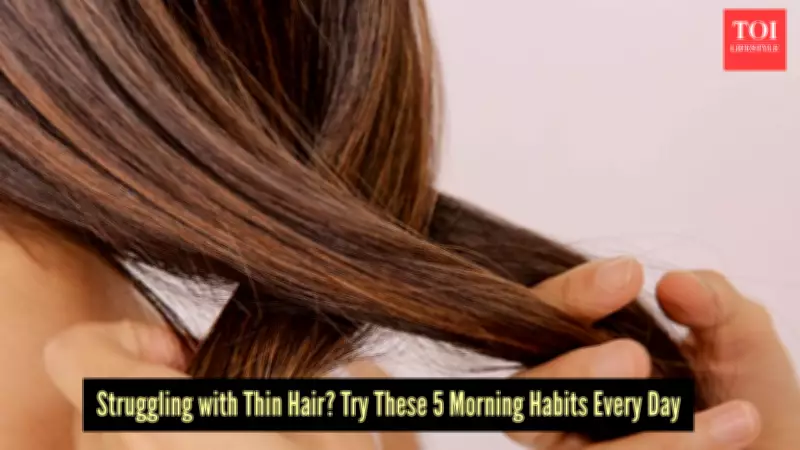 5 Simple Morning Habits to Naturally Boost Hair Density and Volume