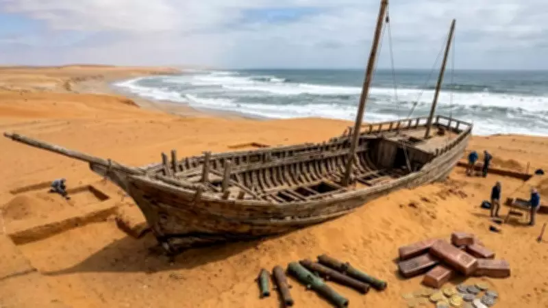 500-Year-Old Shipwreck Bom Jesus Found in Namibia Desert with Copper Cargo Preserved