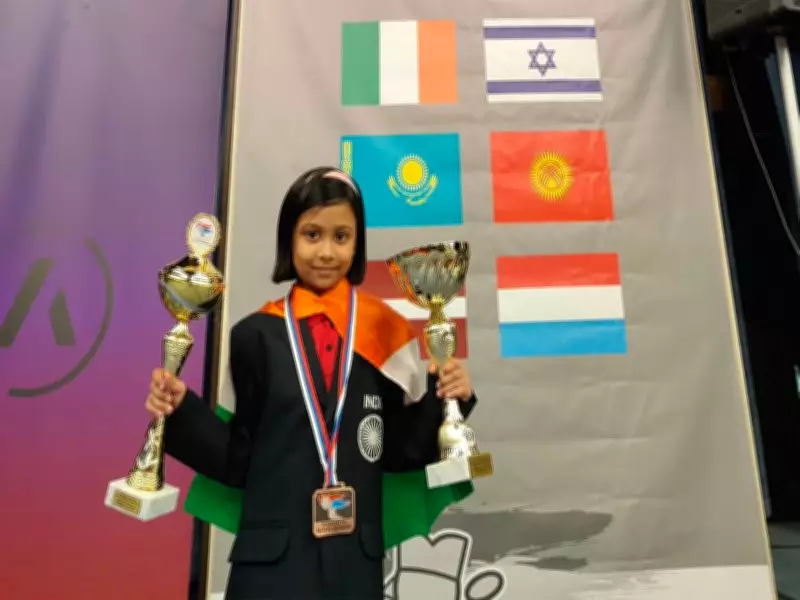 7-Year-Old Indian Chess Prodigy Shreyanshi Jain Wins Gold, Bronze at FIDE World Cadets Championship