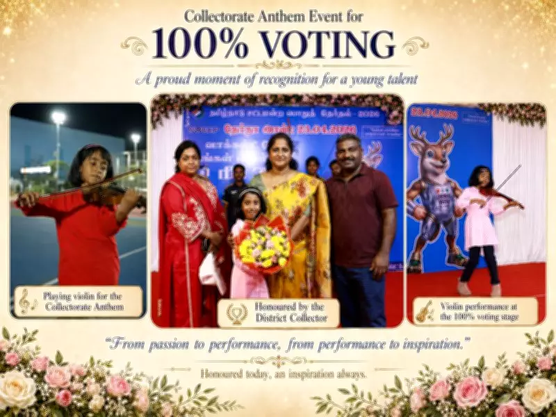 8-Year-Old Prodigy Victoria Isaac Partners with Chengalpattu for 100% Voter Turnout