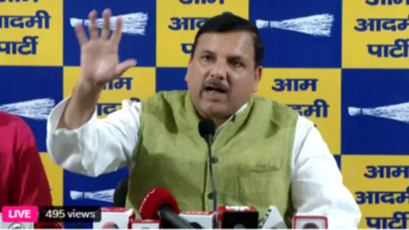 AAP condemns Raghav Chadha, six other MPs for quitting party to join BJP