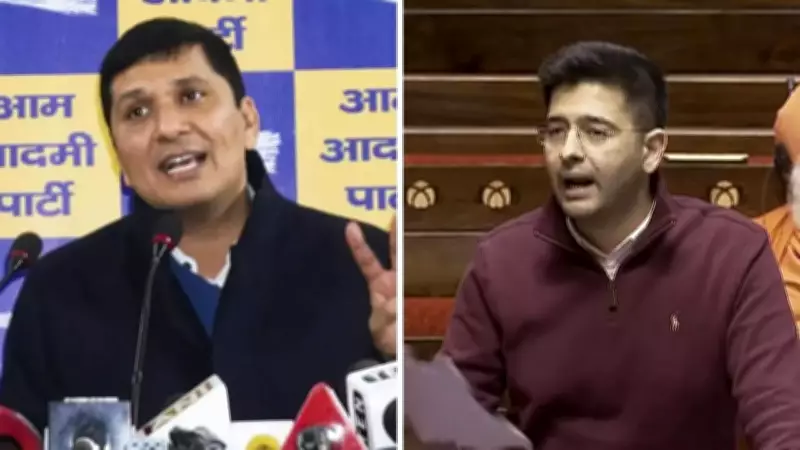 AAP Slams Raghav Chadha Over BJP Switch, Accuses Conspiracy