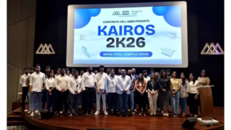 Acharya Bangalore B School Hosts Kairos 2026 Mega Pool Drive with 33 Recruiters