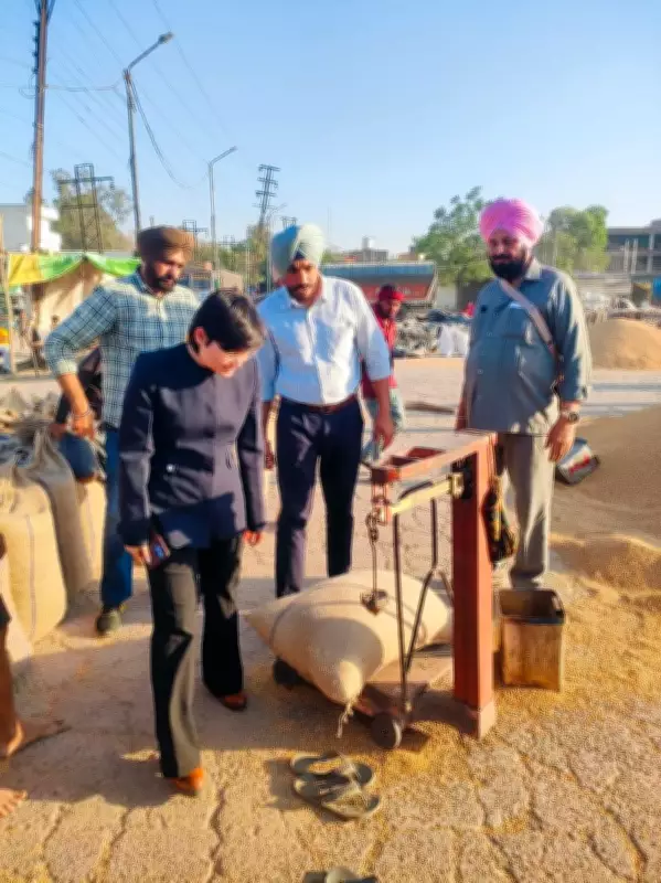 ADC Visits Ludhiana Grain Market, Directs Officials to Accelerate Procurement