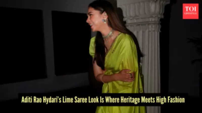 Aditi Rao Hydari Elevates Lime Green to Royal Neutral at Gwalior Palace
