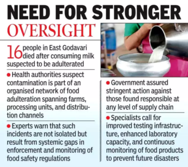 Adulterated Milk Tragedy in Andhra Pradesh Kills 16, Exposes Organised Food Crime