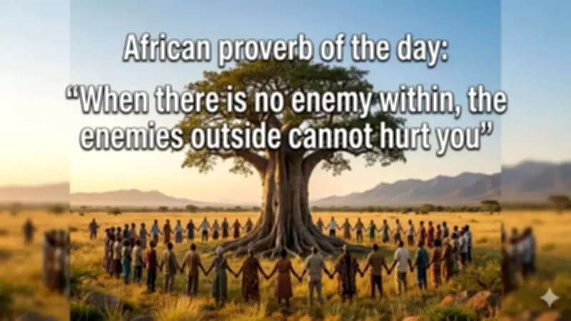 African Proverb Reveals True Strength Lies Within, Not in External Battles
