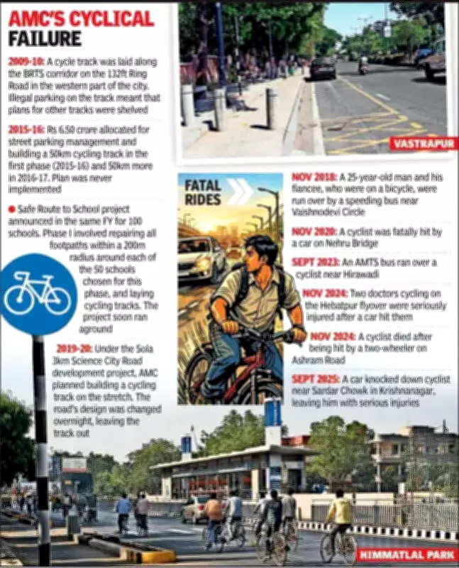 Ahmedabad's Cycling Crisis: Promises Unfulfilled as Infrastructure Fails