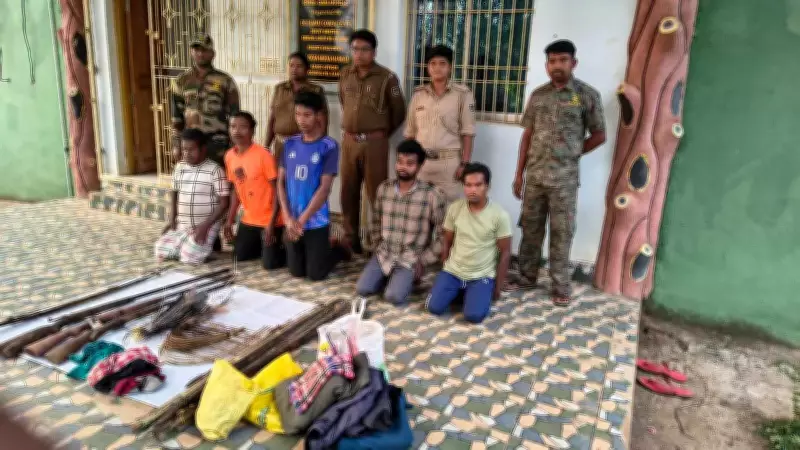 AI Cameras Lead to Arrest of 5 Armed Poachers in Similipal Tiger Reserve