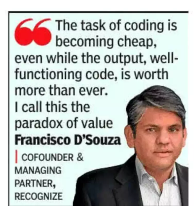 AI Disruption Divides Code Value and Coding Labor in IT Industry