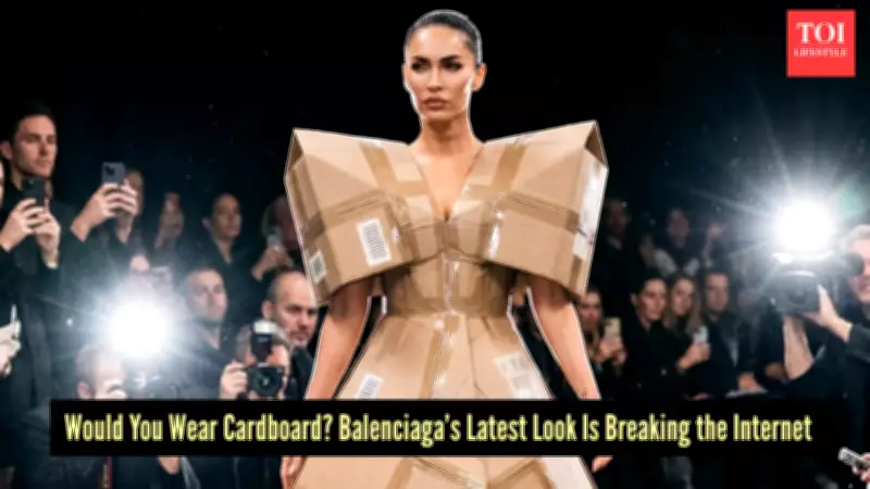 AI-Generated Balenciaga Cardboard Dress Featuring Megan Fox Stuns Internet