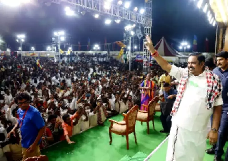 AIADMK's EPS Accuses DMK-Congress of Double Standards in Alliance Strategy