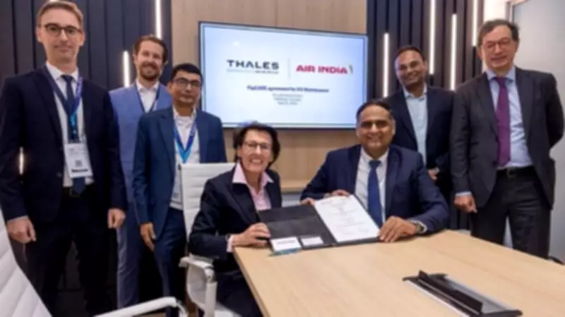 Air India Secures 10-Year FlytCARE Deal with Thales for In-Flight Entertainment Services