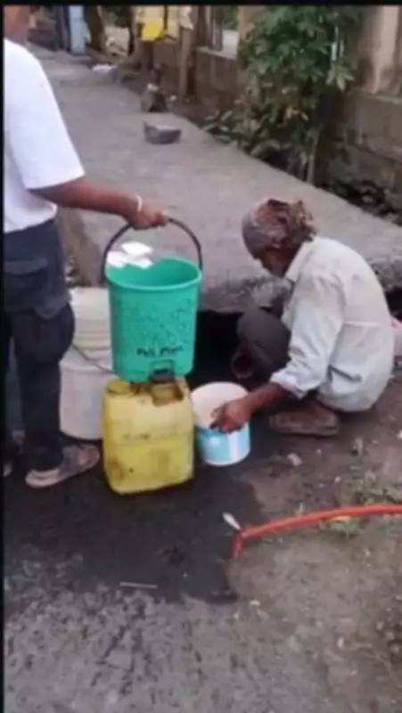 Akola Street Food Vendor's Drain Water Scandal Sparks Public Health Outrage