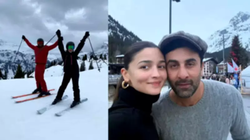Alia Bhatt & Ranbir Kapoor Celebrate 4th Anniversary with Snowy Getaway