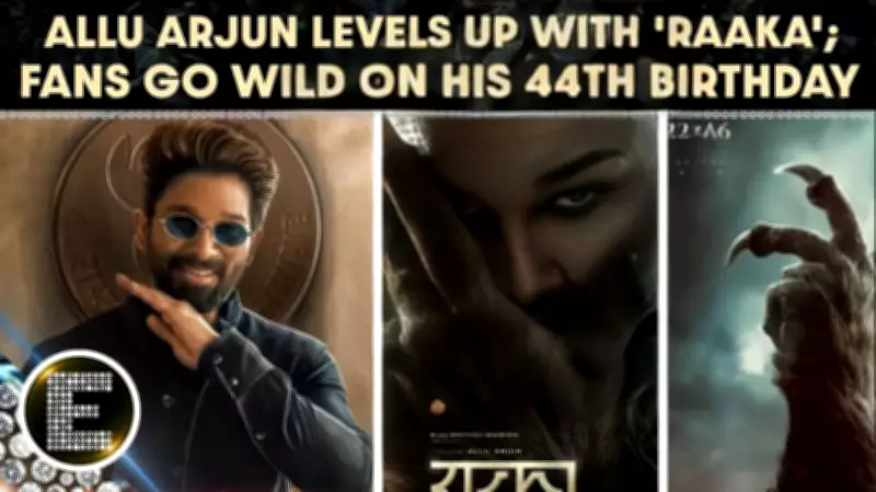 Allu Arjun's 44th Birthday: RAAKA Poster Reveal Ignites Massive Fan Frenzy